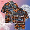[LIMITED] UTSA Roadrunners Summer Hawaiian Shirt And Shorts, Stress Blessed Obsessed For Fans
