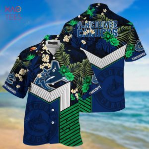 Vancouver Canucks NHL Floral Tropical Hawaiian Shirt Summer Gift