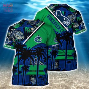 [LIMITED] Vancouver Canucks NHL-Summer Hawaiian Shirt And Shorts, For Fans This Season