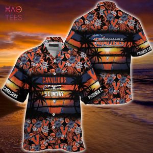 [LIMITED] Virginia Cavaliers Summer Hawaiian Shirt, Floral Pattern For Sports Enthusiast This Year