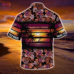 [LIMITED] Virginia Tech Hokies Summer Hawaiian Shirt, Floral Pattern For Sports Enthusiast This Year