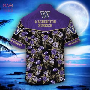 [LIMITED] Washington Huskies Hawaiian Shirt, New Gift For Summer