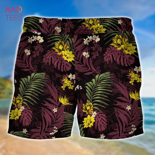 [LIMITED] Washington Redskins NFL-Summer Hawaiian Shirt And Shorts,  With Tropical Patterns For Fans