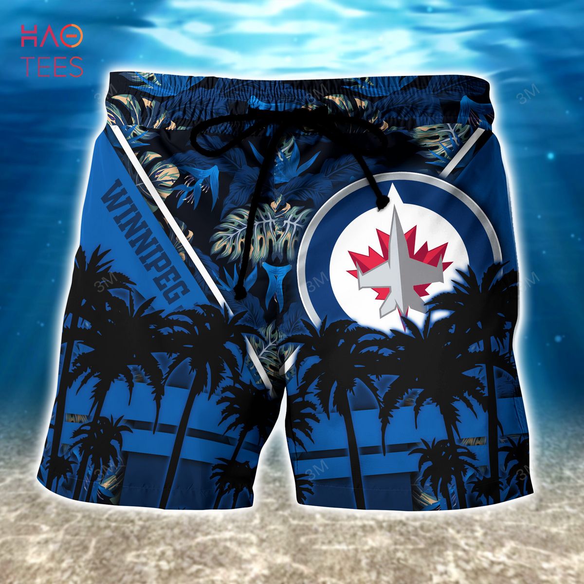 Winnipeg Jets Retro NHL 3D Hawaiian Shirt And Shorts For Men And