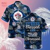 [LIMITED] Winnipeg Jets NHL-Summer Hawaiian Shirt And Shorts, Stress Blessed Obsessed For Fans