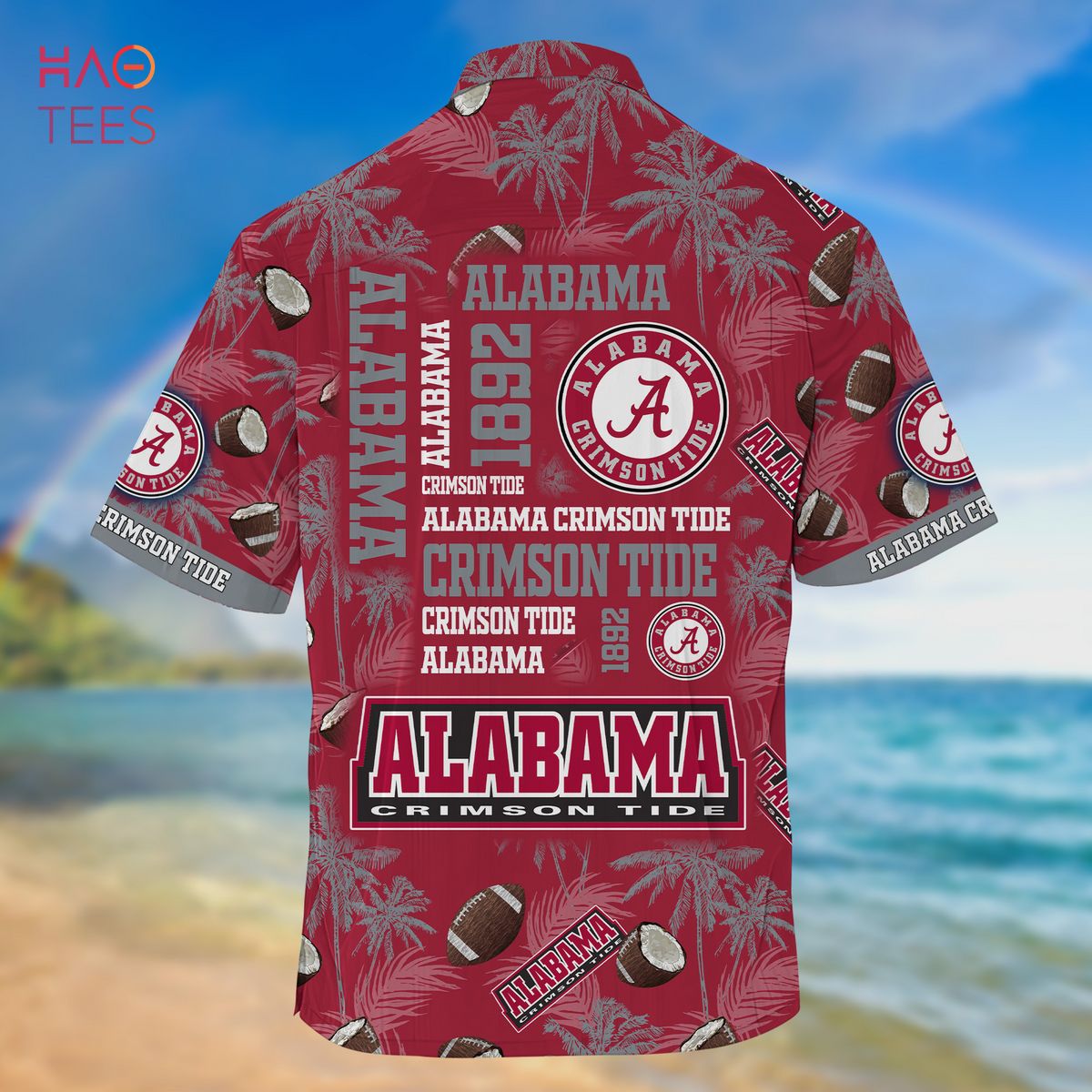 Hawaiian Alabama Shirt Grateful Dead Skeleton Surfing Alabama Crimson Tide  Gift - Personalized Gifts: Family, Sports, Occasions, Trending
