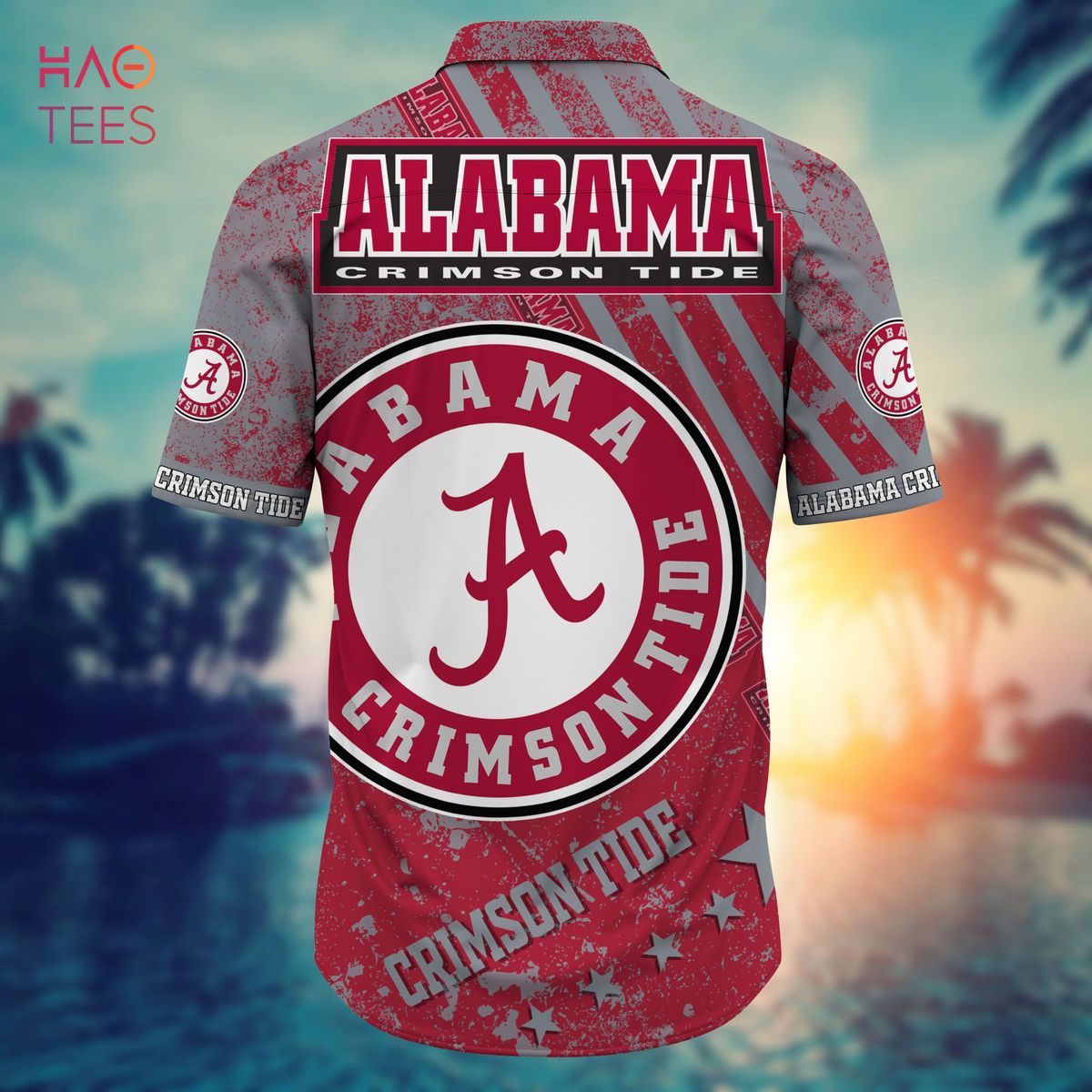 Alabama Crimson Tide NCAA Custom Name Hawaiian Shirt For