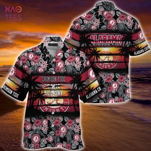 [TRENDING] Alabama Crimson Tide Summer Hawaiian Shirt, Floral Pattern For Sports Enthusiast This Year