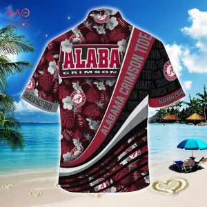 [TRENDING] Alabama Crimson Tide Summer Hawaiian Shirt, With Tropical Flower Pattern For Fans
