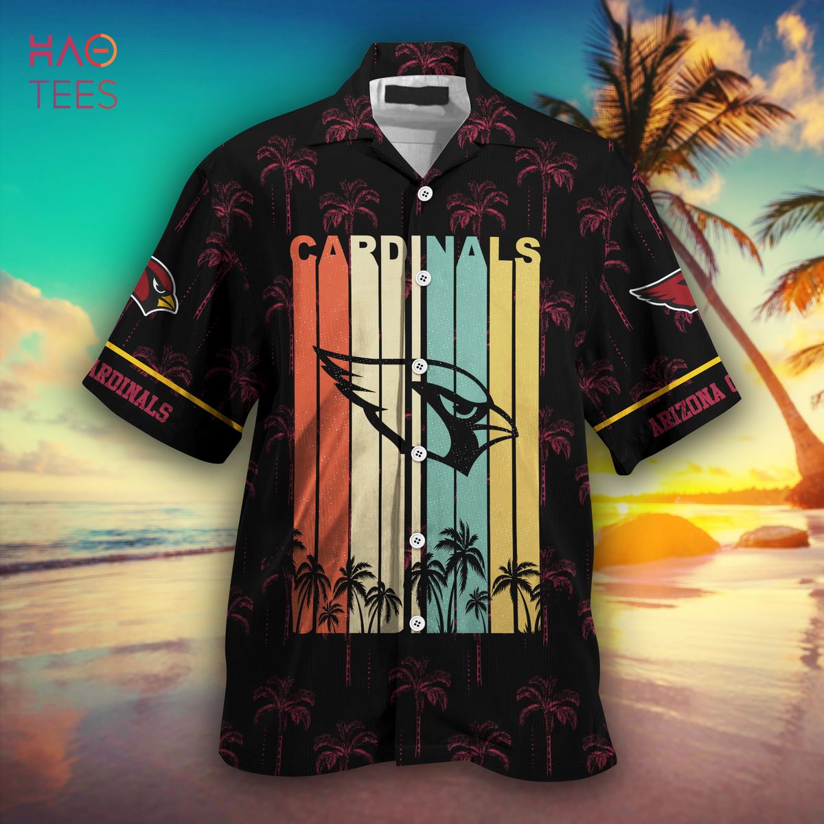 [TRENDING] Arizona Cardinals NFL Hawaiian Shirt, Retro Vintage Summer