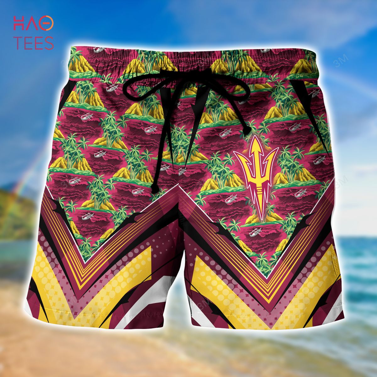 [TRENDING] Arizona State Sun Devils  Summer Hawaiian Shirt And Shorts, For Sports Fans This Season