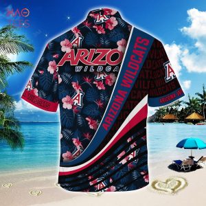 [TRENDING] Arizona Wildcats Summer Hawaiian Shirt, With Tropical Flower Pattern For Fans