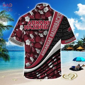 [TRENDING] Arkansas Razorbacks  Summer Hawaiian Shirt, With Tropical Flower Pattern For Fans