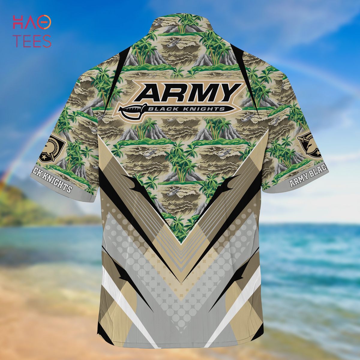 [TRENDING] Army Black Knights Summer Hawaiian Shirt And Shorts, For Sports Fans This Season