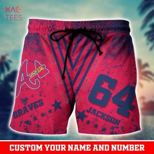 Atlanta Braves New Trends Custom Name And Number Christmas Hawaiian Shirt -  Freedomdesign