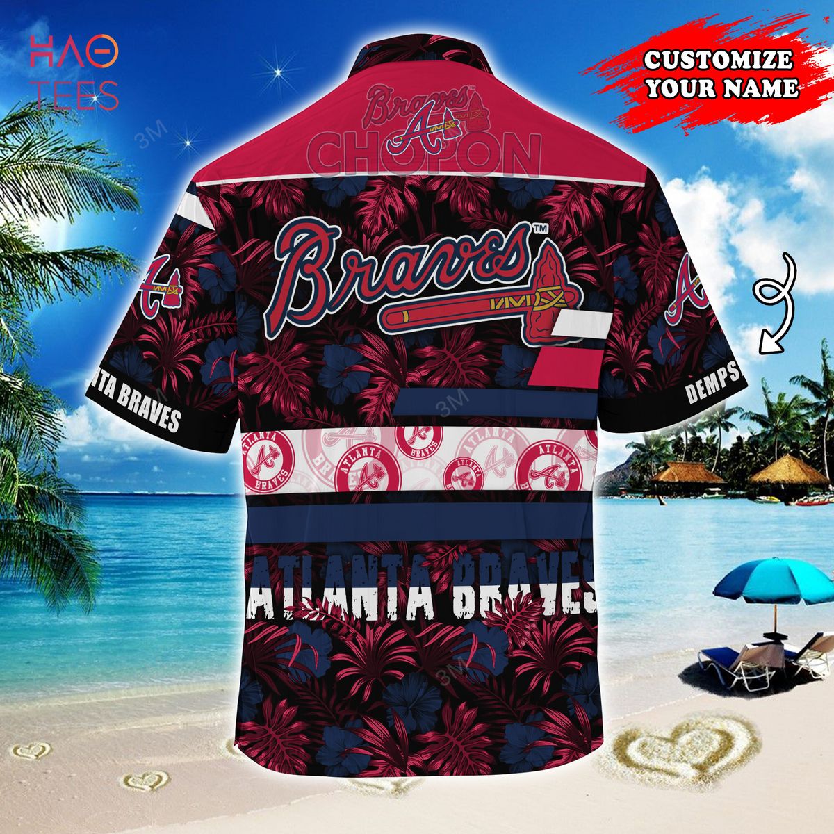 Atlanta Braves Aloha Tropical Hawaiian Shirt Gift For Summer Vacation