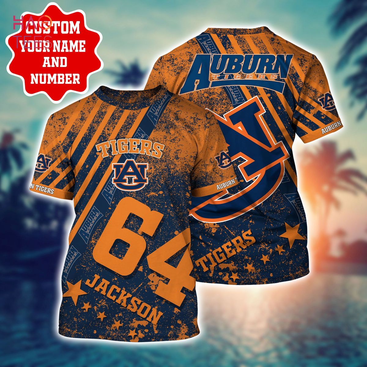 Auburn Tigers Baseball Jersey Shirt American Football Customize