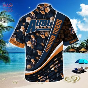 [TRENDING] Auburn Tigers Summer Hawaiian Shirt, With Tropical Flower Pattern For Fans