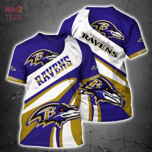 Nfl Baltimore Ravens Purple Gold Trendy Hawaiian Shirt Aloha Shirt