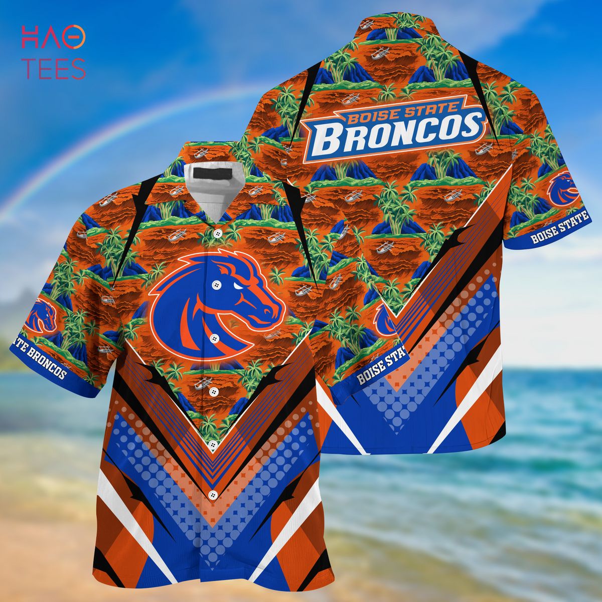 [TRENDING] Boise State Broncos Summer Hawaiian Shirt And Shorts, For Sports Fans This Season