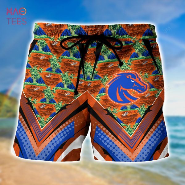 [TRENDING] Boise State Broncos Summer Hawaiian Shirt And Shorts, For Sports Fans This Season