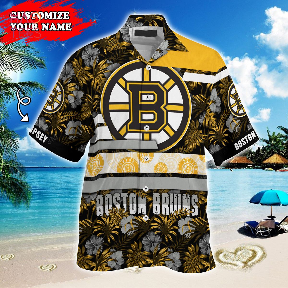 Boston Bruins NHL Tropical Hawaiian Shirt And Shorts - USALast