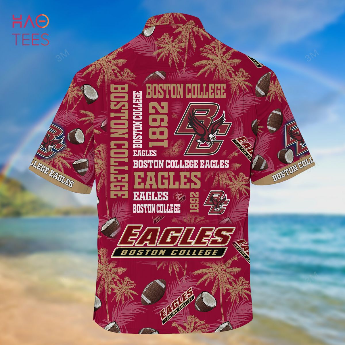 Boston College Eagles Trending Hawaiian Shirt Gift For Men Women