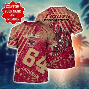 Custom Boston College Eagles Jersey Name and Number Football Style 2