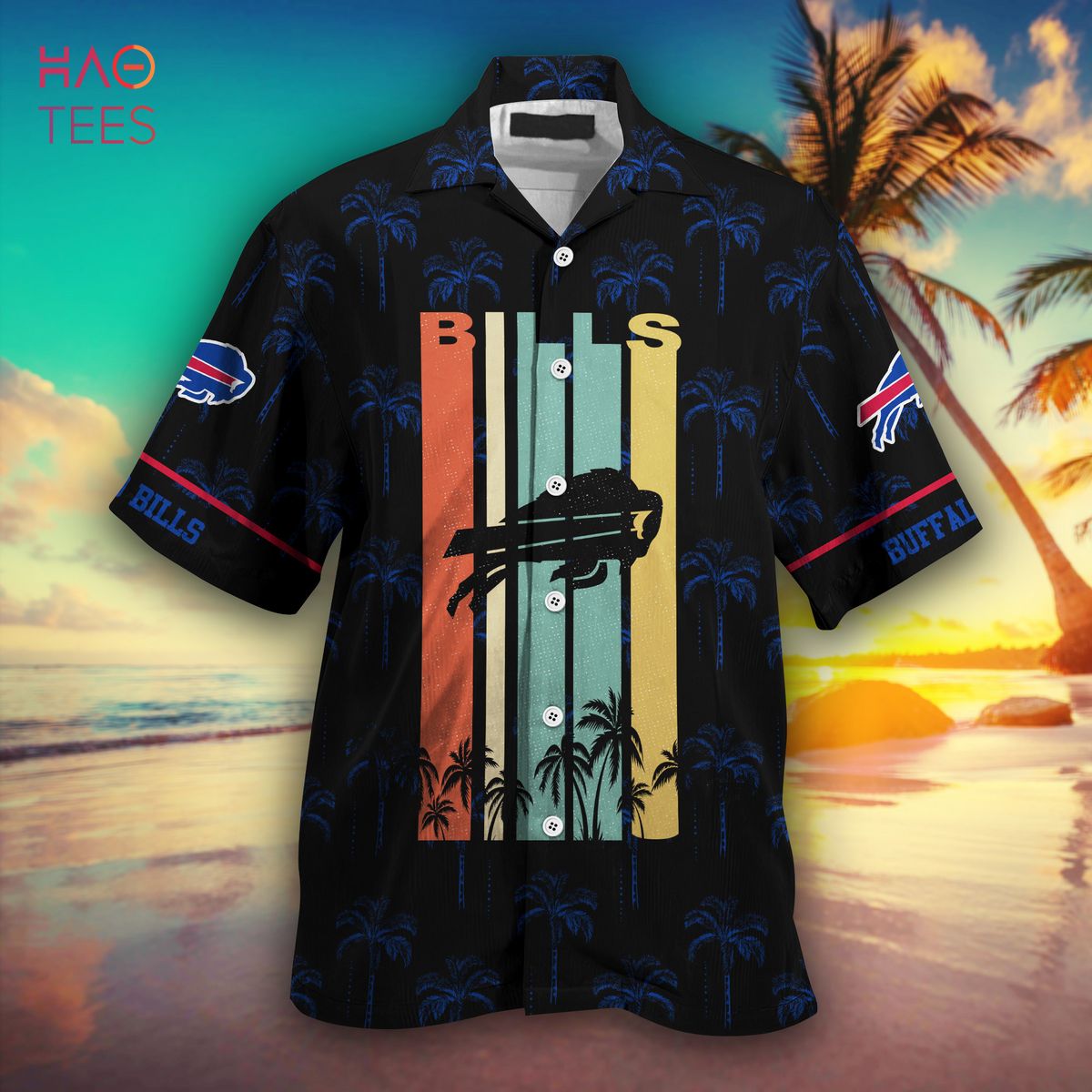 TRENDING] Buffalo Bills NFL Hawaiian Shirt, Retro Vintage Summer