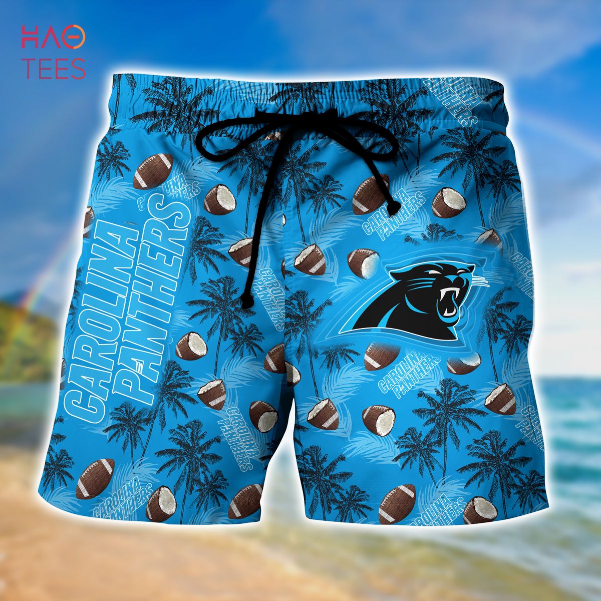 Carolina Panthers NFL Hawaii Beach Shirt Retro Vintage Summer