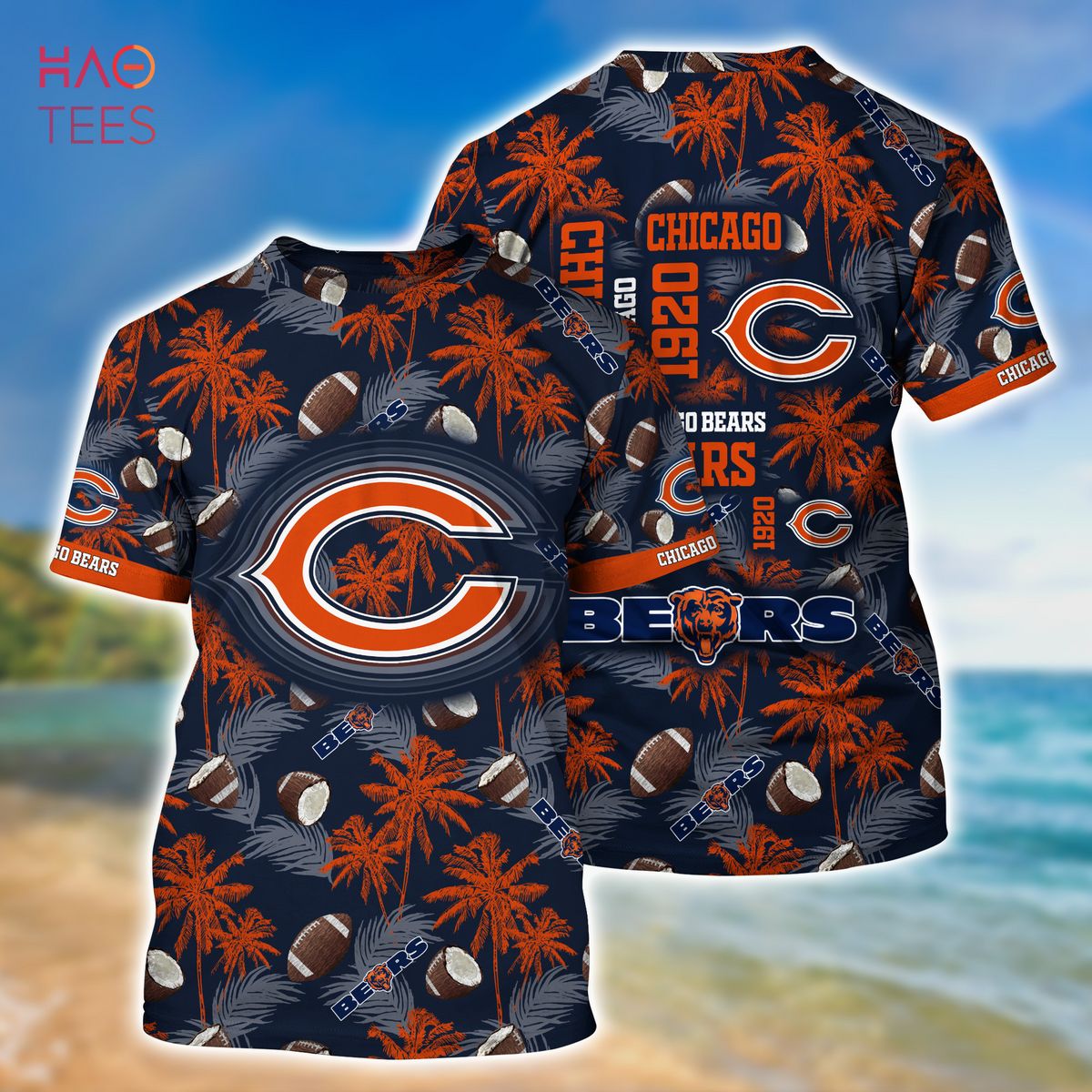 Chicago Bears NFL Hawaiian Shirt New Collection Trending Best Gift For Fan  - Limotees