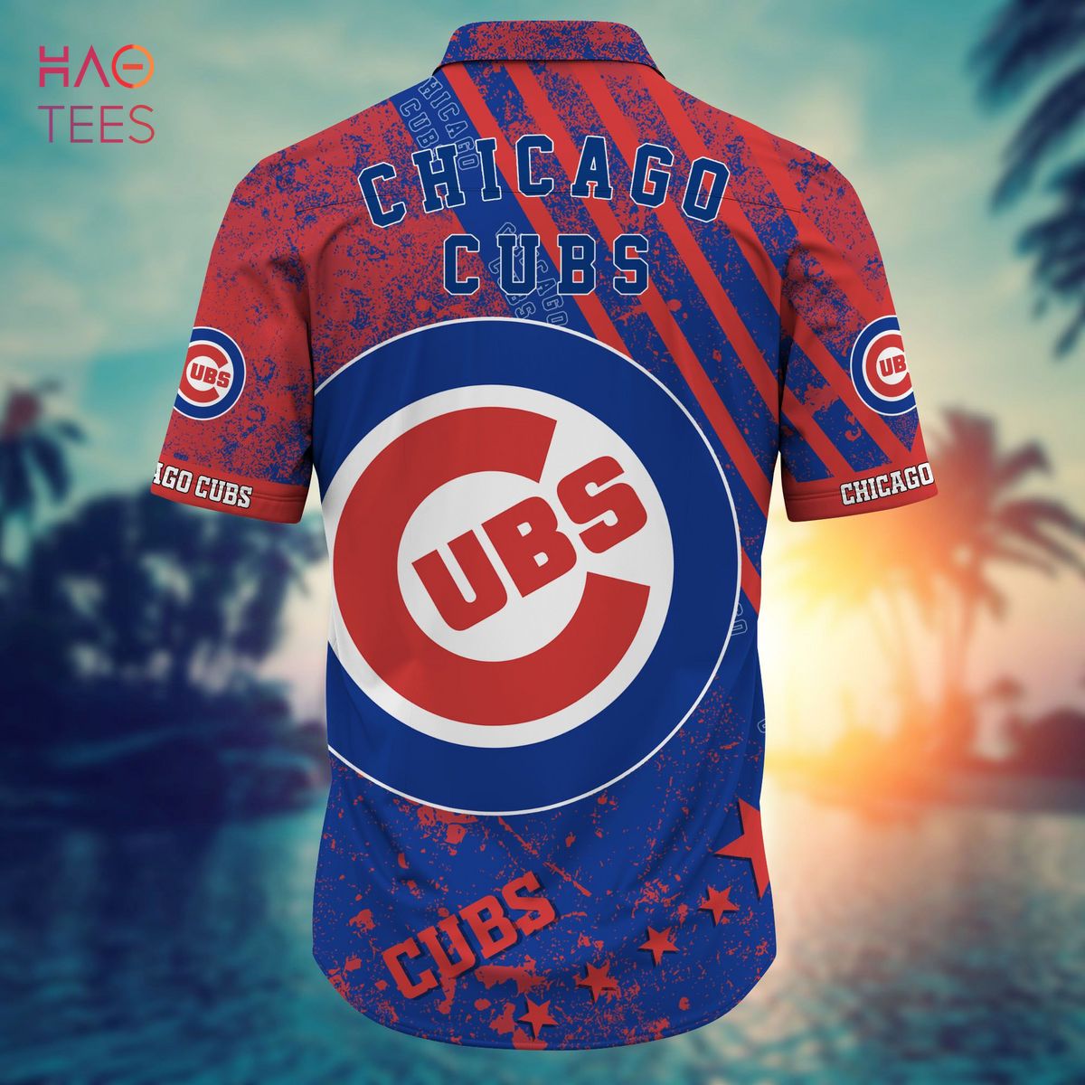 Chicago Cubs Major League Baseball Logo 3D Print Hawaiian Shirt
