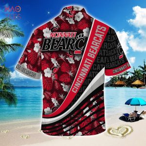 [TRENDING] Cincinnati Bearcats Summer Hawaiian Shirt, With Tropical Flower Pattern For Fans