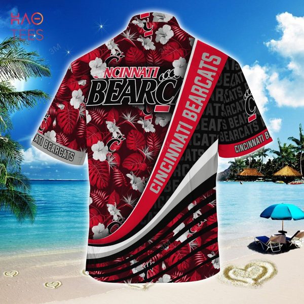 [TRENDING] Cincinnati Bearcats Summer Hawaiian Shirt, With Tropical Flower Pattern For Fans