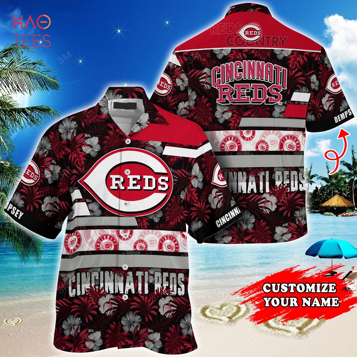 Cincinnati Reds Customizable Custom Baseball Jersey - 2 Styles Available