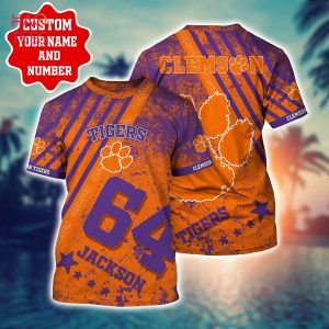 [TRENDING] Clemson Tigers Personalized Hawaiian Shirt
