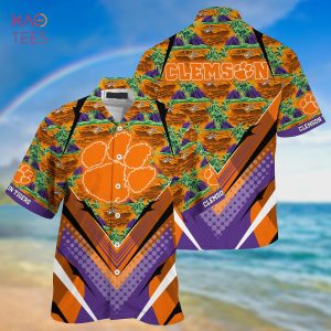 [TRENDING] Clemson Tigers Summer Hawaiian Shirt And Shorts, For Sports Fans This Season