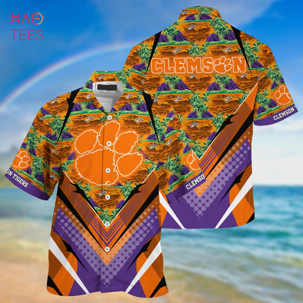 clemson tigers hawaiian shirt