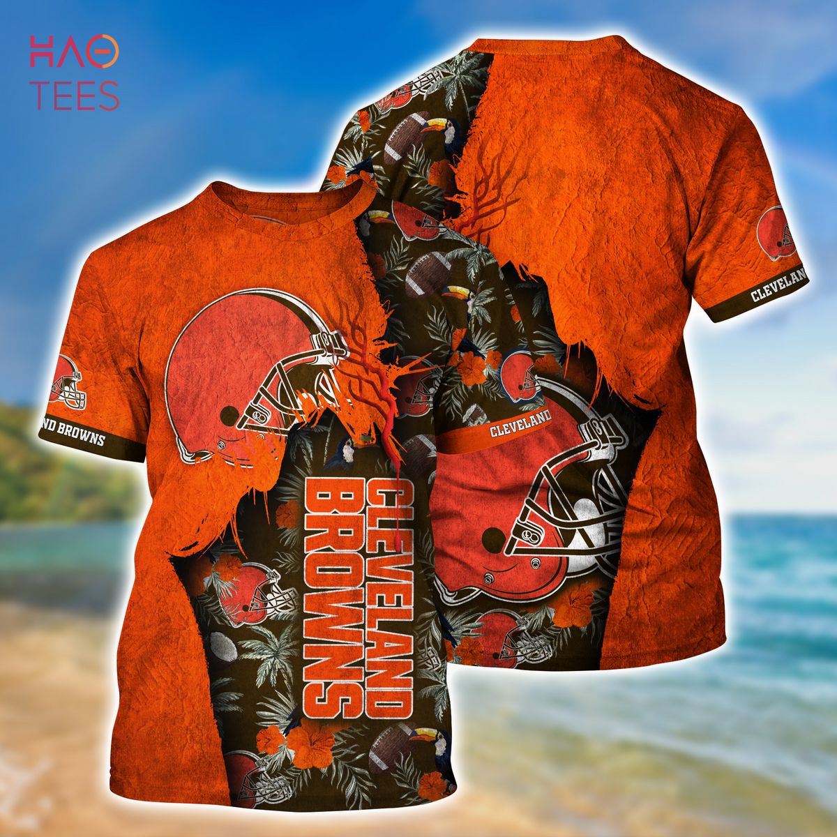 Cleveland Browns NFL Beach Trending Hawaiian Shirt Tropical Gift