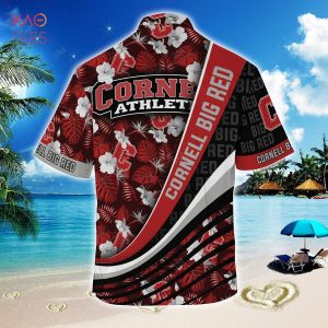 [TRENDING] Cornell Big Red Summer Hawaiian Shirt, With Tropical Flower Pattern For Fans
