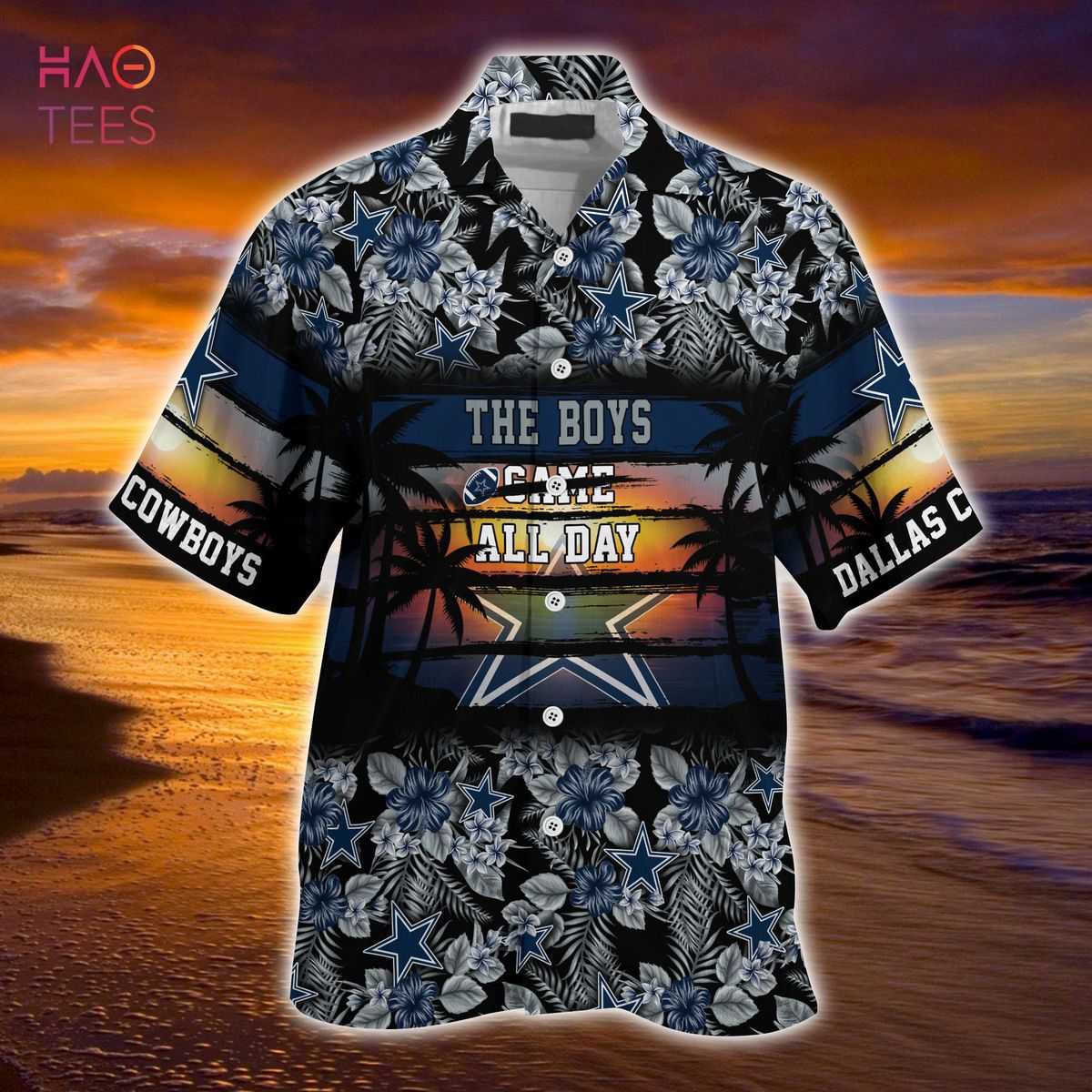 Dallas Cowboys Hawaiian Shirts flower gift for summer 2022 -Jack