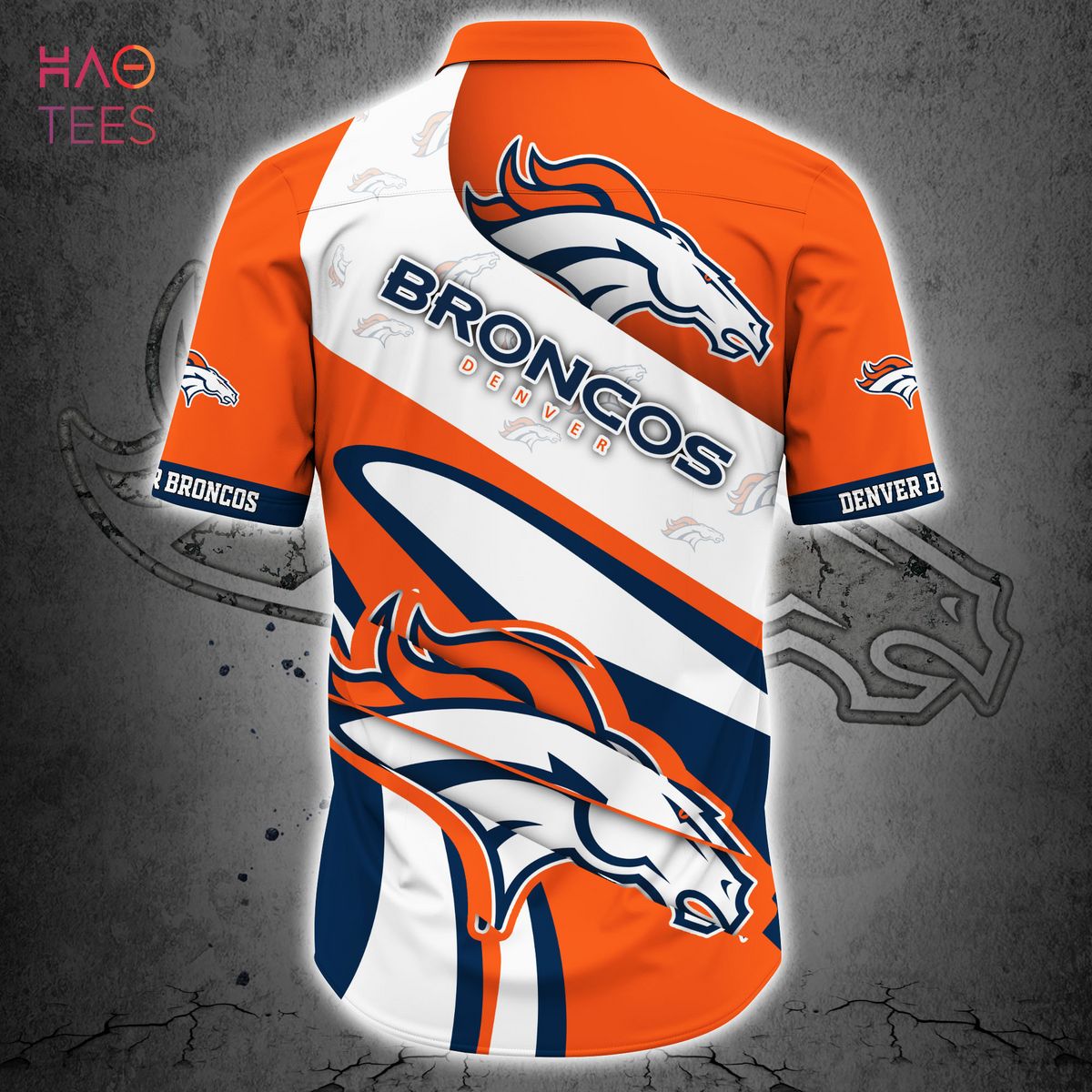 Fabric Traditions Denver Broncos Cotton Fabric Mascot Logo