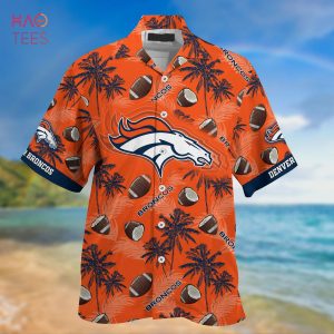 Denver Broncos Football Up Hawaiian Shirt & Short