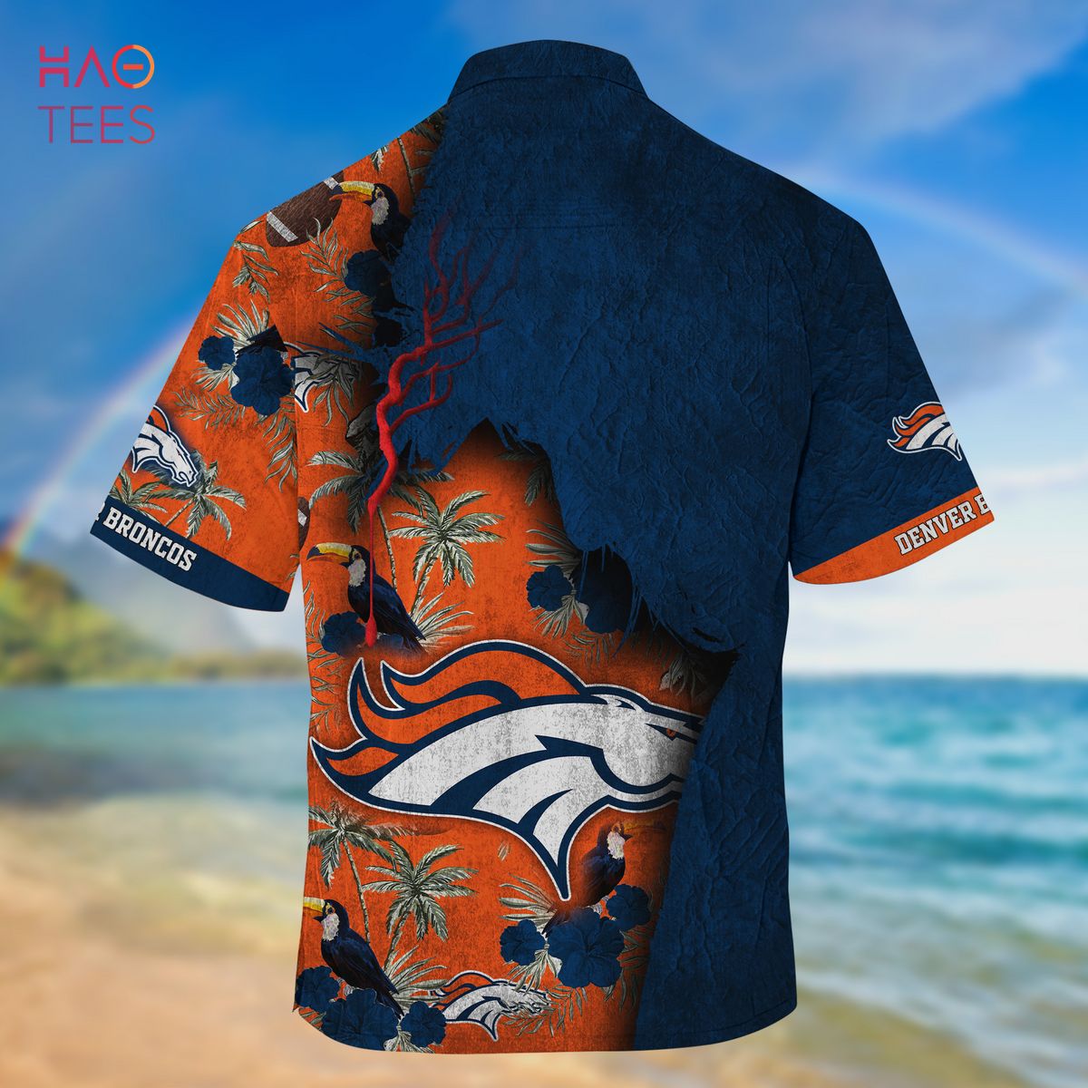 Denver Broncos Colorado Rockies Summer Hawaiian Shirt - Binteez