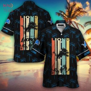 [TRENDING] Detroit Lions NFL Hawaiian Shirt, Retro Vintage Summer