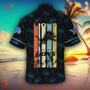 [TRENDING] Detroit Lions NFL Hawaiian Shirt, Retro Vintage Summer