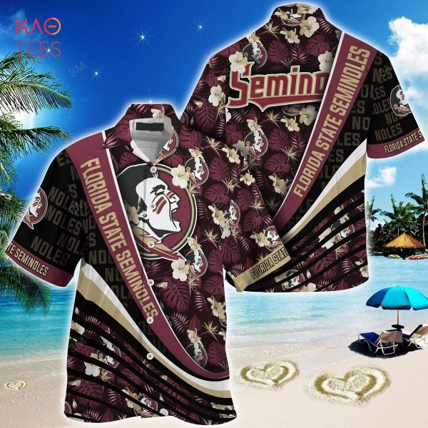 [TRENDING] Florida State Seminoles  Summer Hawaiian Shirt, With Tropical Flower Pattern For Fans