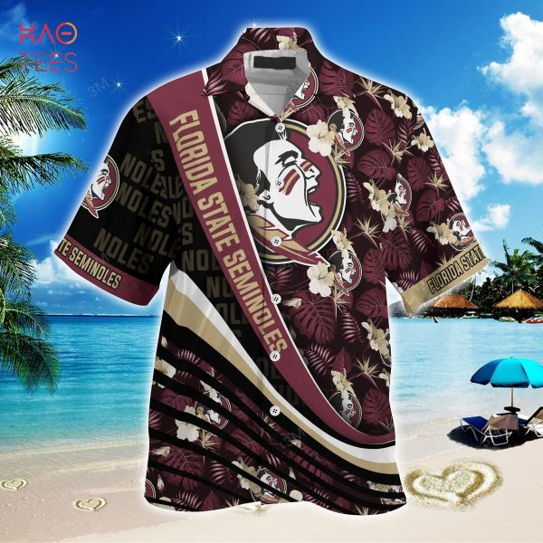 [TRENDING] Florida State Seminoles  Summer Hawaiian Shirt, With Tropical Flower Pattern For Fans