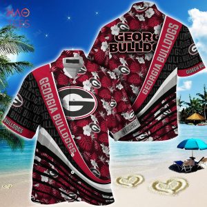 [TRENDING] Georgia Bulldogs Summer Hawaiian Shirt, With Tropical Flower Pattern For Fans