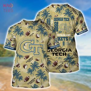 [TRENDING] Georgia Tech Yellow Jackets Hawaiian Shirt, New Gift For Summer